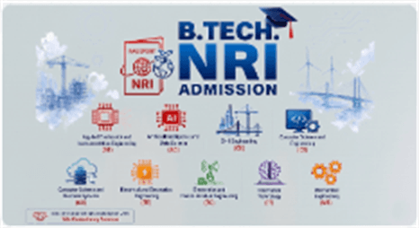 B.Tech. NRI Admission 2026-27